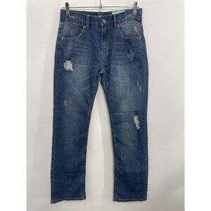 Tommy Hilfiger Jeans Slim Straight Leg Stretch Distressed Kids Youth 16 28x28